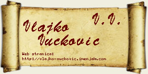Vlajko Vučković vizit kartica
